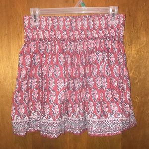 American Eagle Pink Floral Skirt